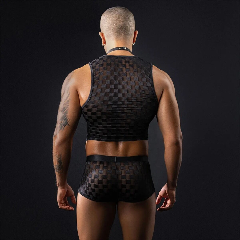 Мужской эротический костюм официанта JSY «Обаятельный Михаэль» One Size, топ, трусы, бабочка Мужской эротический костюм официанта JSY «Обаятельный Михаэль» One Size, топ, трусы, бабочка