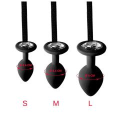 Мужские трусы XS-2XL с силиконовой анальной пробкой Art of Sex - Joni plug panties size L Black