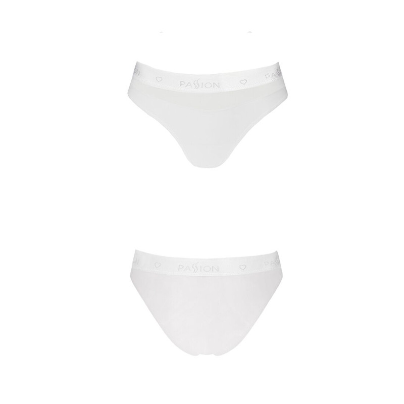 Трусики с прозрачной вставкой Passion PS006 PANTIES L, white Трусики с прозрачной вставкой Passion PS006 PANTIES L, white