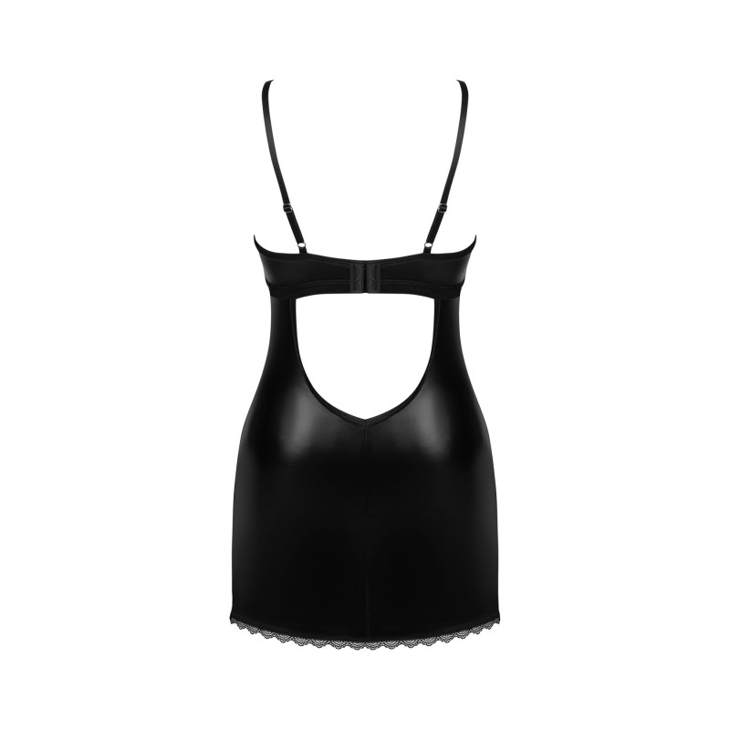 Сорочка Obsessive Norides chemise & thong XL/2XL Сорочка Obsessive Norides chemise & thong XL/2XL