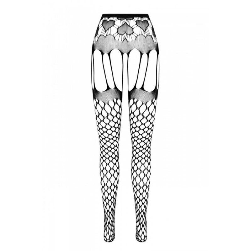 Еротичні колготки-бодістокінг Passion ECO S009 red