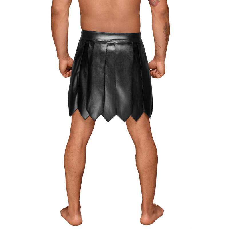 Мужская юбка гладиатора Noir Handmade H053 Eco leather men's gladiator skirt, XL, экокожа Мужская юбка гладиатора Noir Handmade H053 Eco leather men's gladiator skirt, XL, экокожа