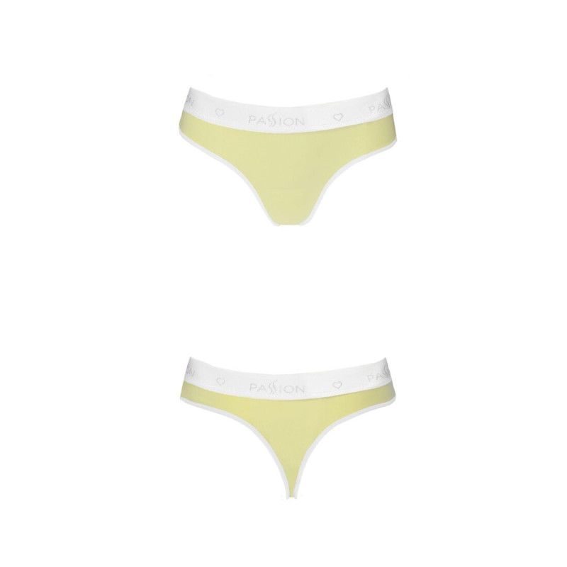 Спортивные трусики-стринги Passion PS007 PANTIES L, yellow Спортивные трусики-стринги Passion PS007 PANTIES L, yellow