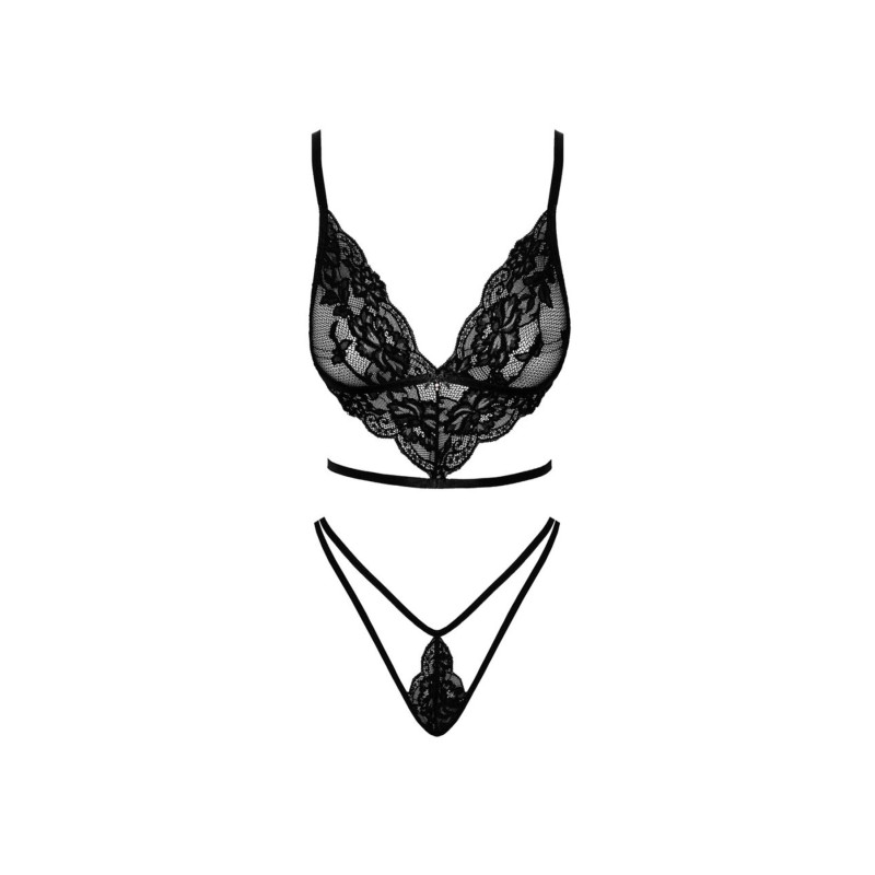 Комплект Noir Handmade Kissable French Kiss Set L/XL Комплект Noir Handmade Kissable French Kiss Set L/XL