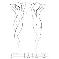 Комплект білизни Passion GIANA BIKINI S/M Чорний