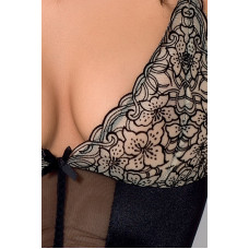 Эффектное Боди Passion MONTANA BODY S/M Черное