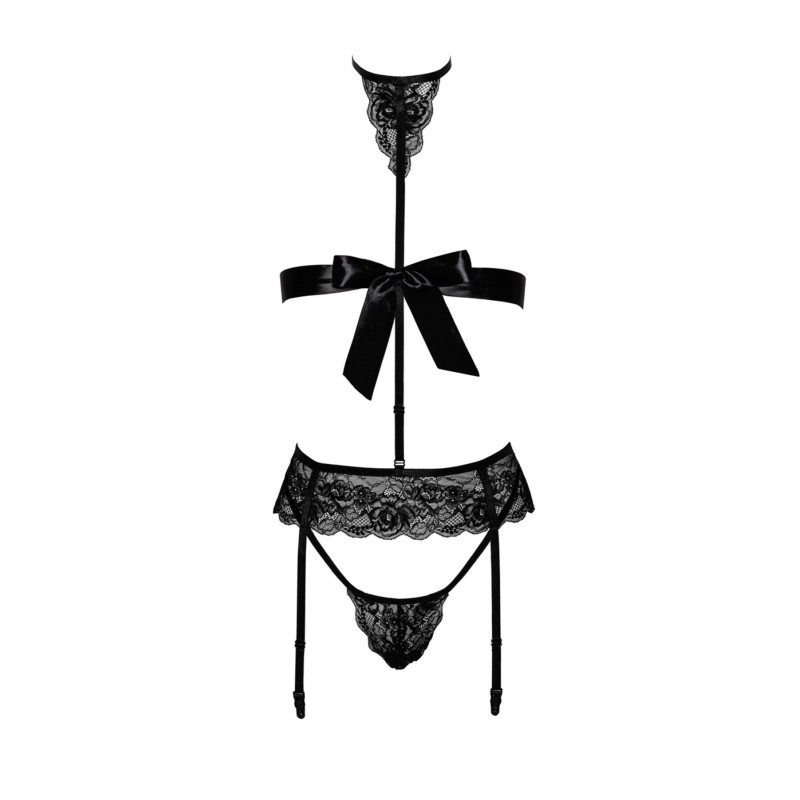 Комплект Noir Handmade Kissable Bondage Kiss Set Black L/XL Комплект Noir Handmade Kissable Bondage Kiss Set Black L/XL