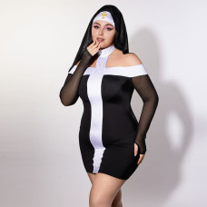 Эротический костюм монашки JSY P61130 Plus Size