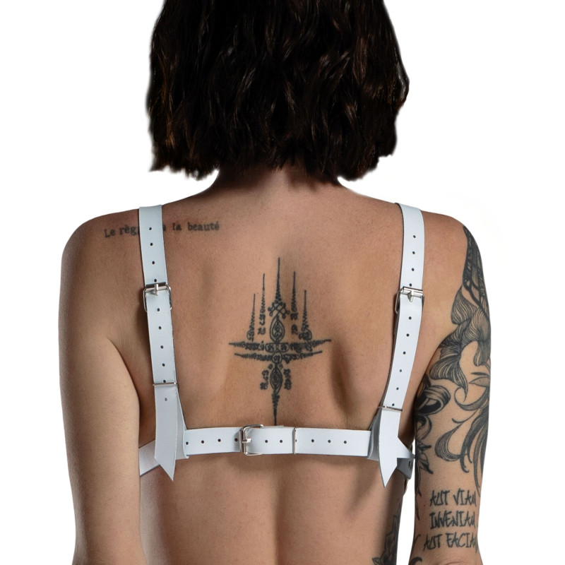 Лиф из натуральной кожи Feral Feelings - Bikini Top White Лиф из натуральной кожи Feral Feelings - Bikini Top White