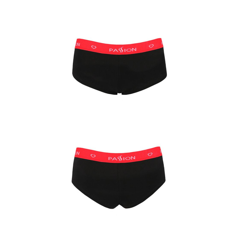 Трусики-шортики Passion PS003 PANTIES L, black Трусики-шортики Passion PS003 PANTIES L, black