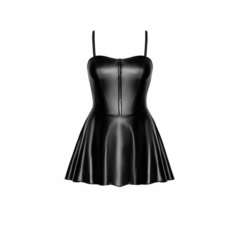 Сукня Noir Handmade F308 Dreamer wetlook corset mini dress with front zipper - M Сукня Noir Handmade F308 Dreamer wetlook corset mini dress with front zipper - M