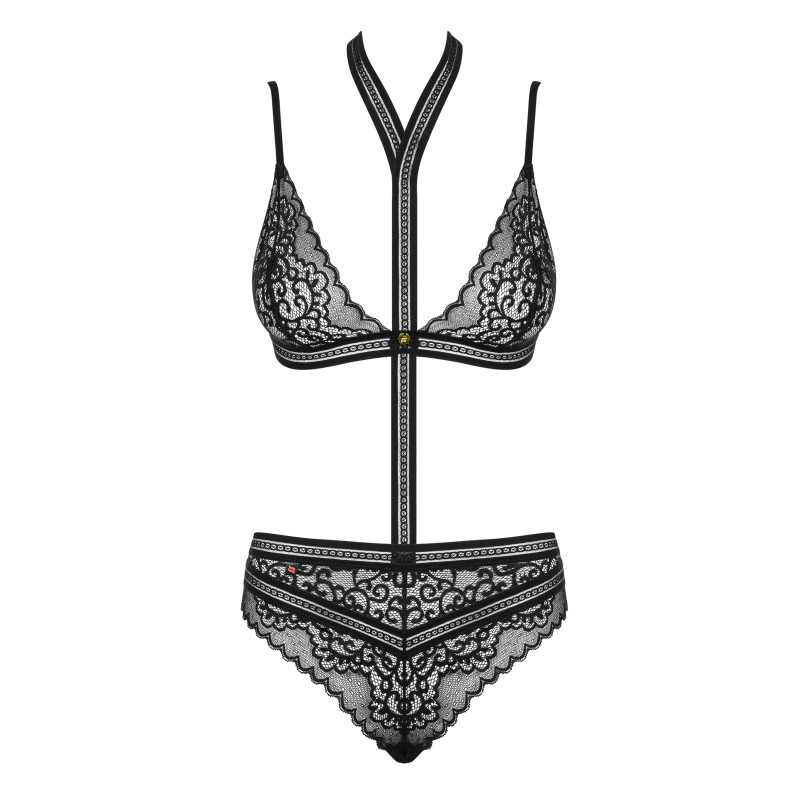 Боди Obsessive Ailay Черный S/M