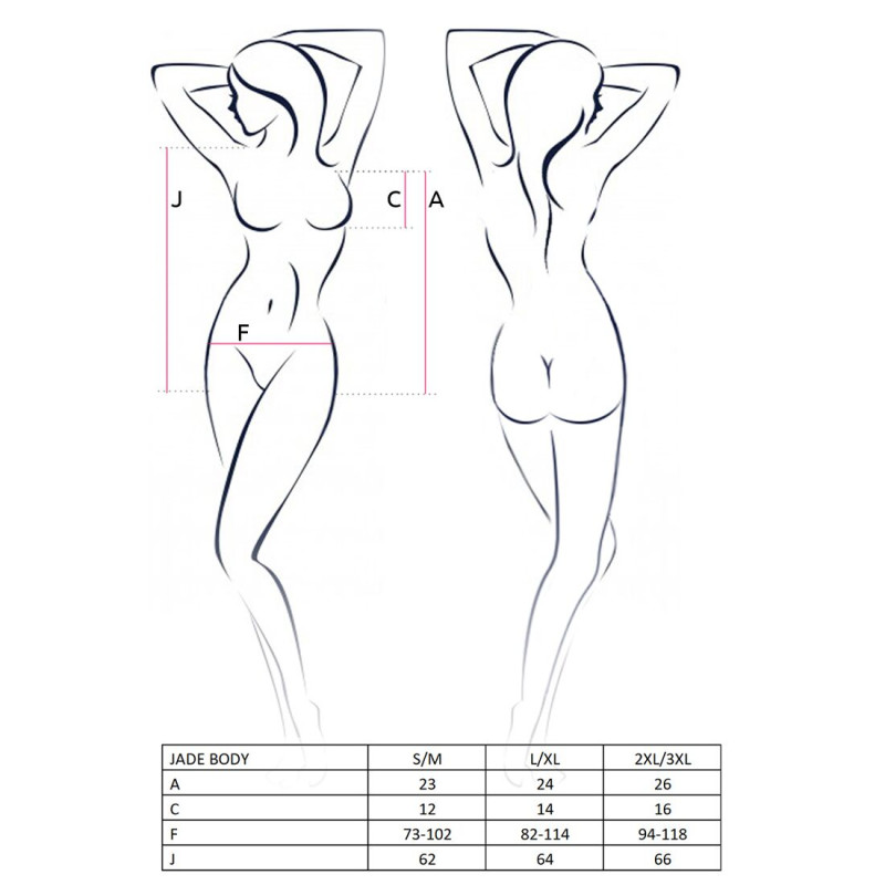 Откровенное боди с элементами стреп Passion Exclusive JADE BODY XXL/XXXL, black Откровенное боди с элементами стреп Passion Exclusive JADE BODY XXL/XXXL, black