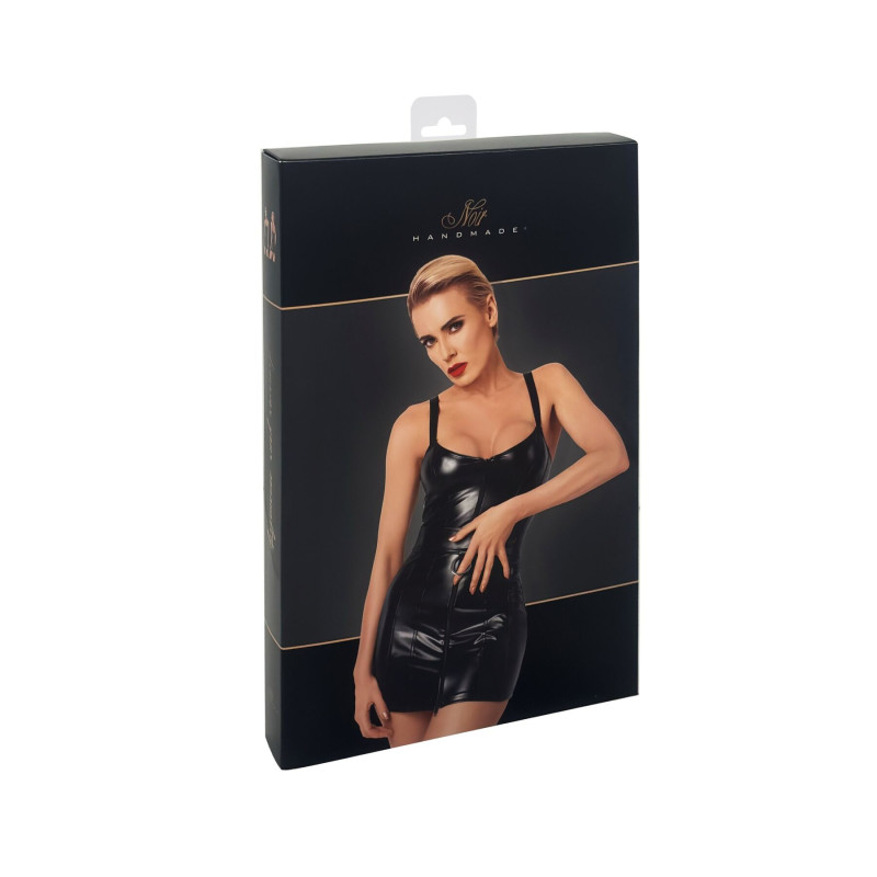 Платье Noir Handmade F320 Starlet, XL, под латекс, мини, молния по всей длине, кольцо на поясе Платье Noir Handmade F320 Starlet, XL, под латекс, мини, молния по всей длине, кольцо на поясе