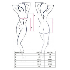 Сексуальное Боди Passion EVANE BODY 4XL/5XL Красное