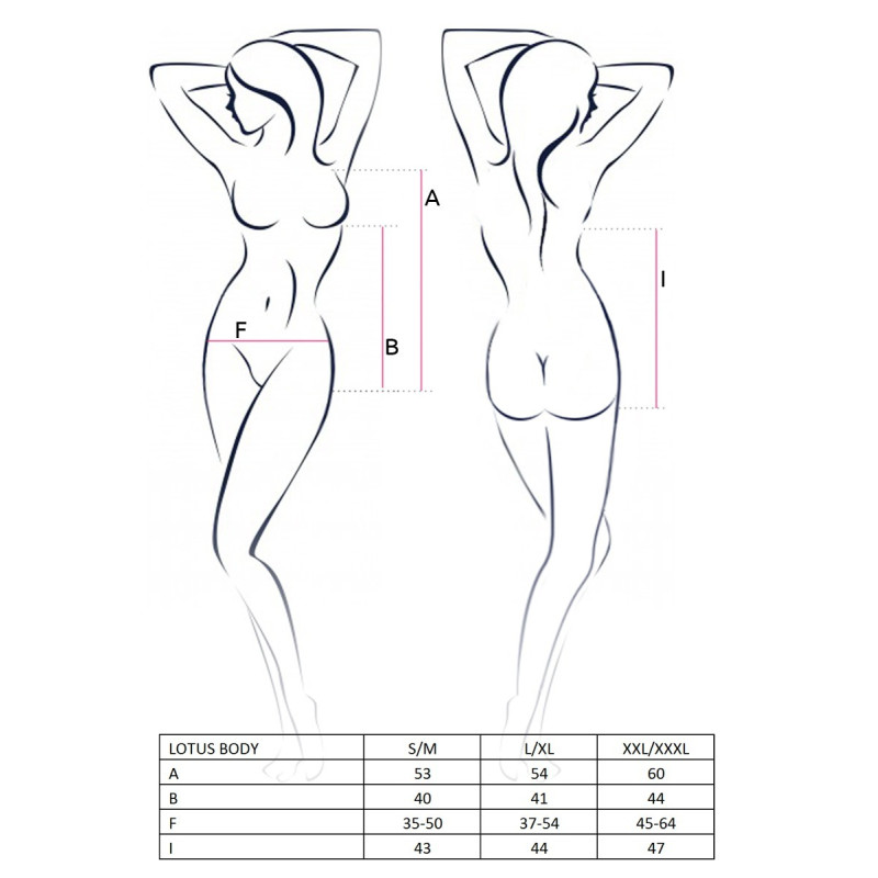 Комбидресс Passion LOTUS BODY L/XL Черный