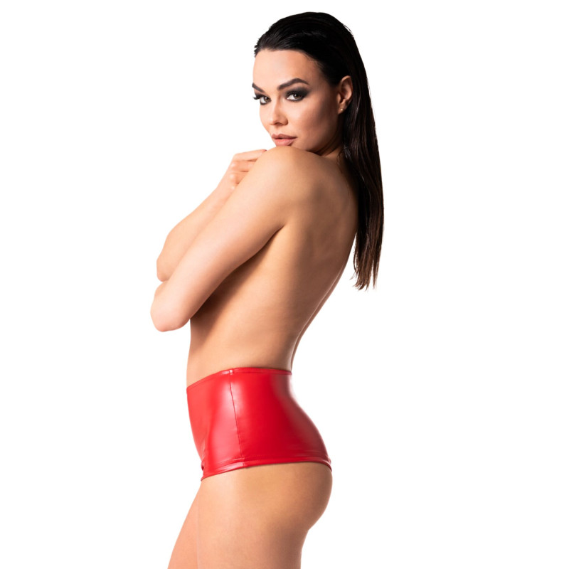 Шорты Noir Handmade F356 Red powerwetlook shorts - 3XL Шорты Noir Handmade F356 Red powerwetlook shorts - 3XL