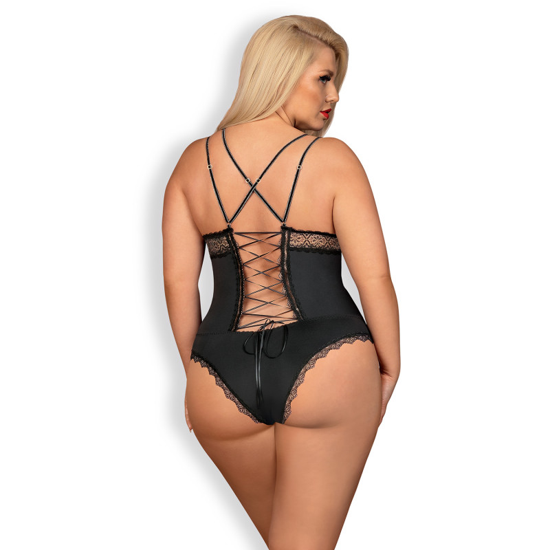 Боди Obsessive Lolitte Черный XXL Боди Obsessive Lolitte Черный XXL