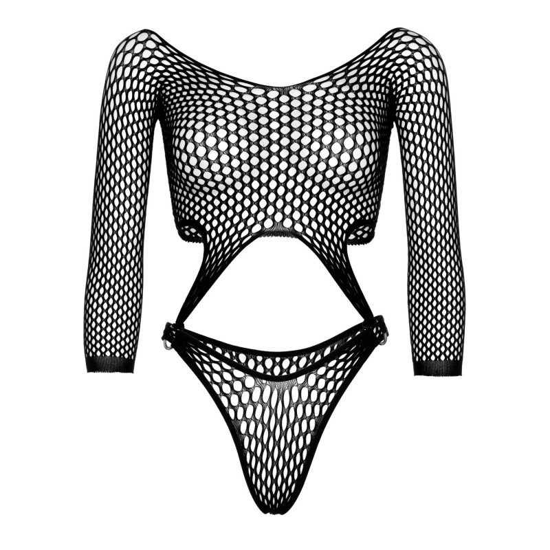 Еротичне боді Leg Avenue Top bodysuit with thong back Black Еротичне боді Leg Avenue Top bodysuit with thong back Black