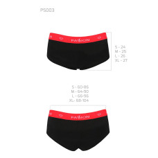 Трусики-шортики Passion PS003 PANTIES M, black