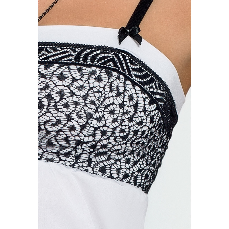 Ночная сорочка Passion SUELO CHEMISE L/XL Белая Ночная сорочка Passion SUELO CHEMISE L/XL Белая