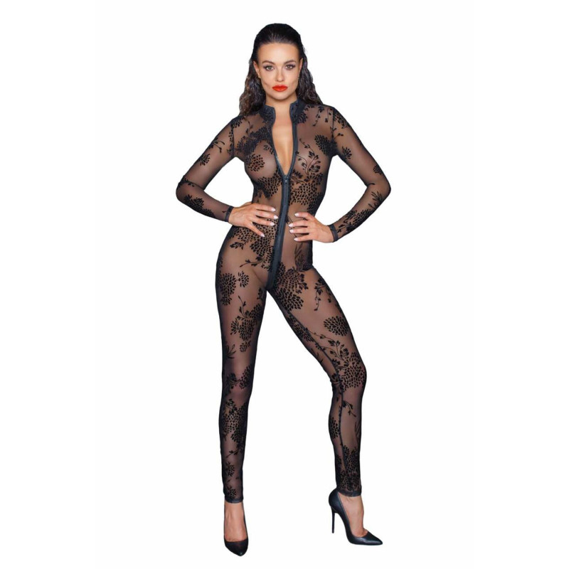 Сетчатый бодистокинг Noir Handmade F237 Long tulle overall, XL Сетчатый бодистокинг Noir Handmade F237 Long tulle overall, XL