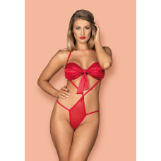 Боди Obsessive Giftella Красный S/M