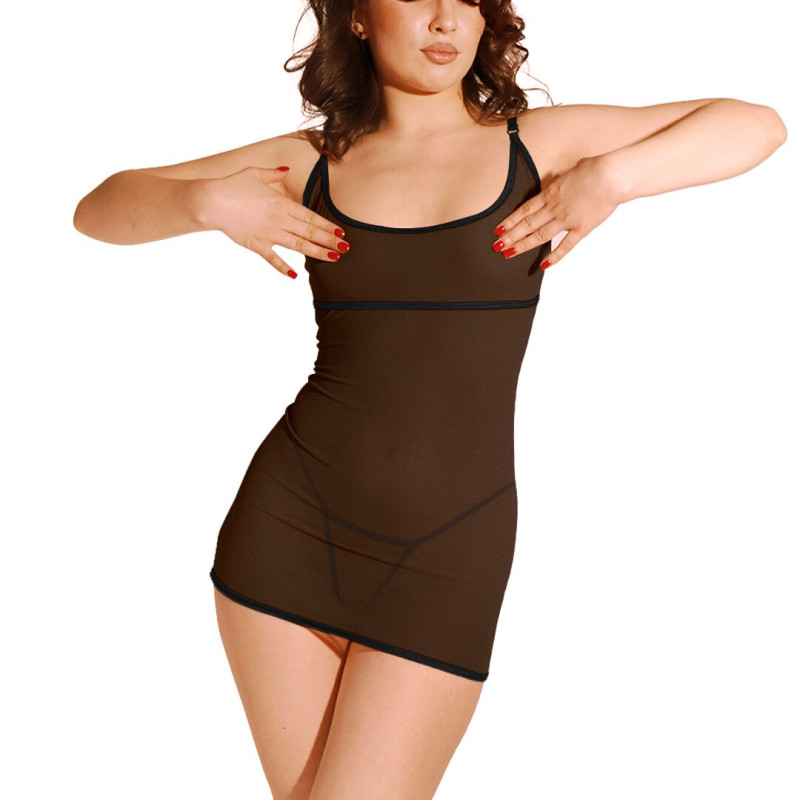 Сексуальное платье из сетки Art of Sex- Sharlotte черное XS-M