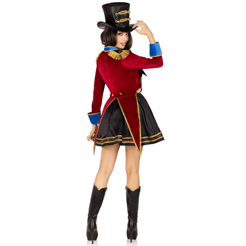 Костюм циркачки Leg Avenue Ringmaster Costume M, сукня, капелюх Костюм циркачки Leg Avenue Ringmaster Costume M, сукня, капелюх