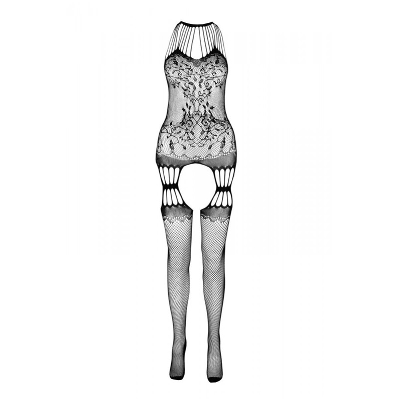 Бодистокинг с множеством бретелей Passion BS095 One Size, red, имитация пояса и чулок, с доступом Бодистокинг с множеством бретелей Passion BS095 One Size, red, имитация пояса и чулок, с доступом