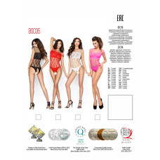 Бодистокинг Passion BS035 S/XL Розовый