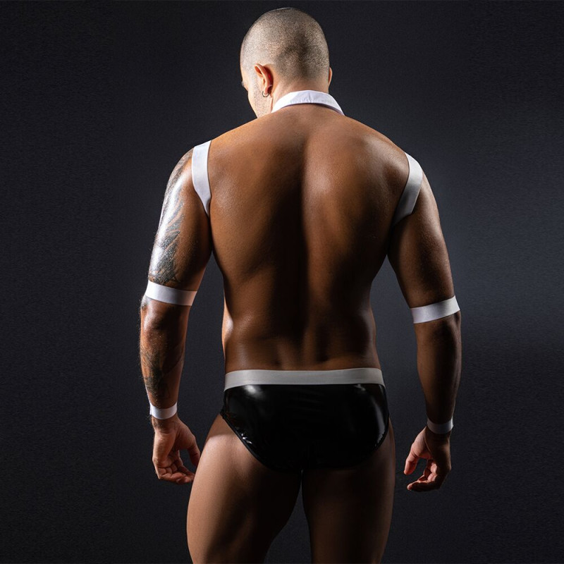 Чоловічий еротичний костюм офіціанта JSY 9139 One Size Чоловічий еротичний костюм офіціанта JSY 9139 One Size