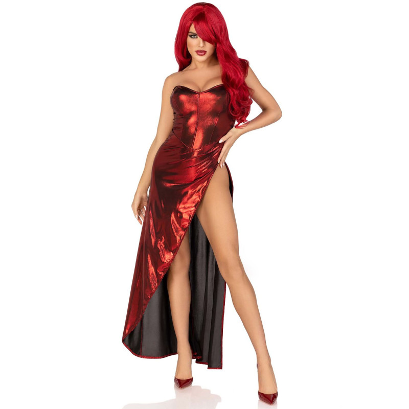 Еротична сукня Leg Avenue Shimmer bodysuit with skirt L Еротична сукня Leg Avenue Shimmer bodysuit with skirt L