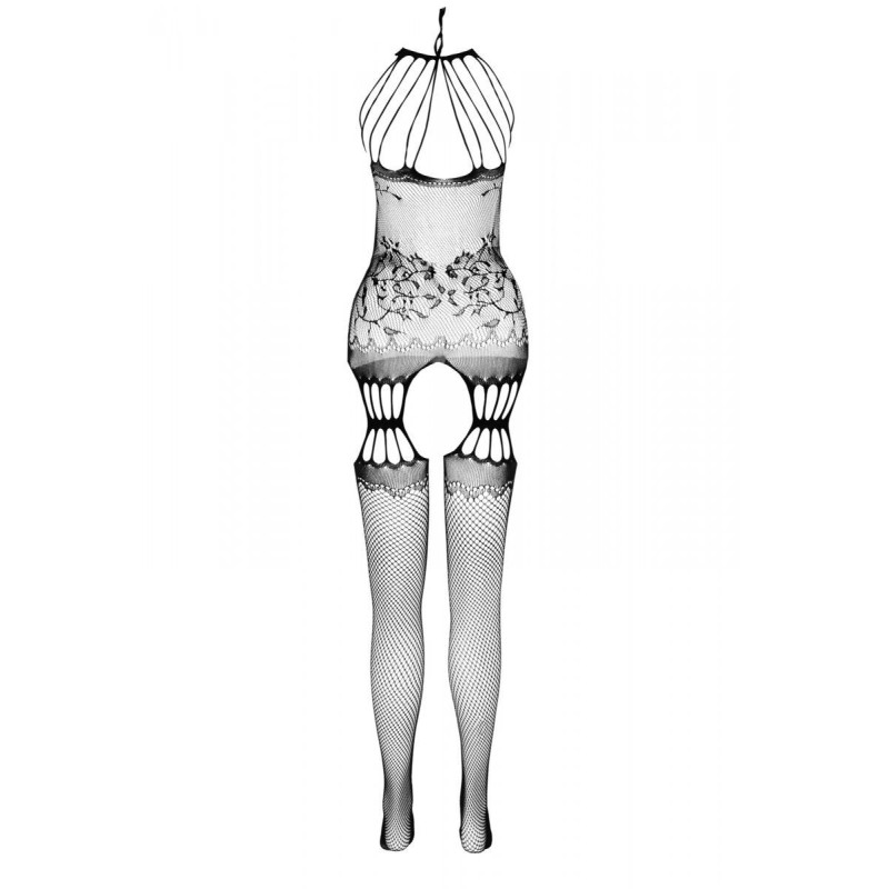 Бодистокинг с множеством бретелей Passion BS095 One Size, red, имитация пояса и чулок, с доступом Бодистокинг с множеством бретелей Passion BS095 One Size, red, имитация пояса и чулок, с доступом