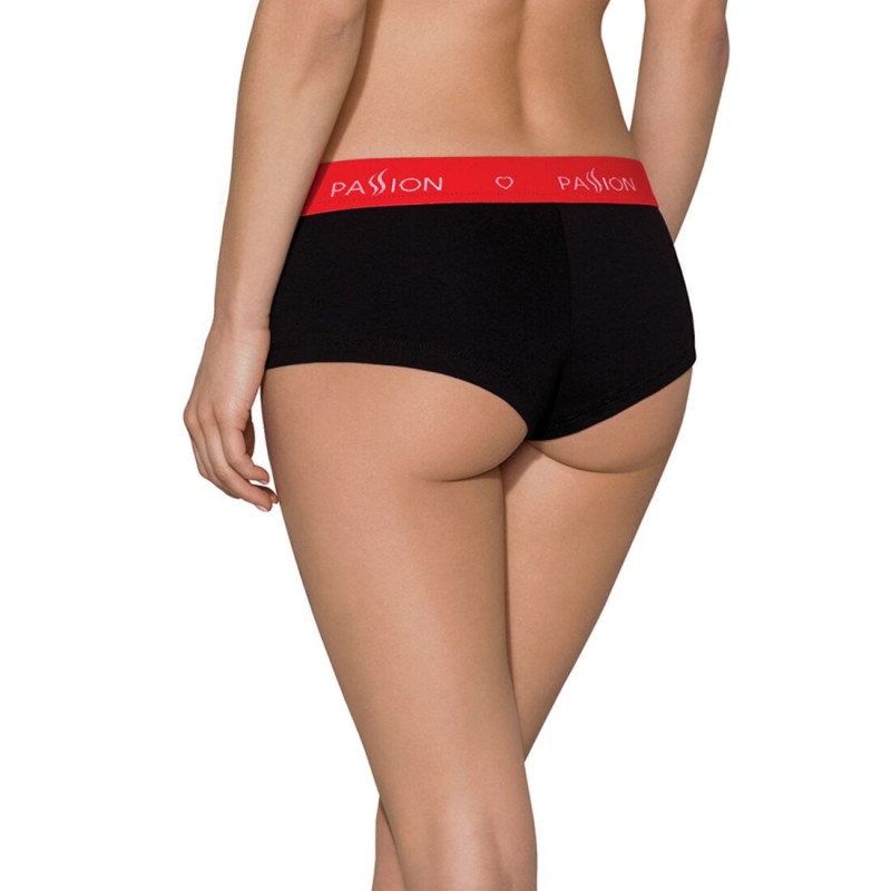 Трусики-шортики Passion PS003 PANTIES S, black Трусики-шортики Passion PS003 PANTIES S, black