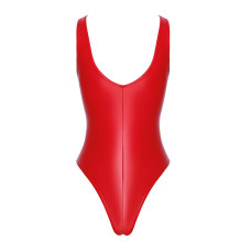 Боди Noir Handmade F352 Red powerwetlook body - L