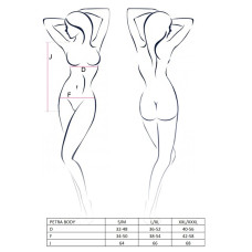 Креативне Боді Passion PETRA BODY XXL/XXXL Чорне