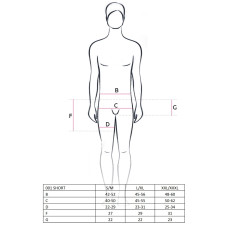 Мужской эротический костюм официанта Passion 019 SHORT L/XL Красный