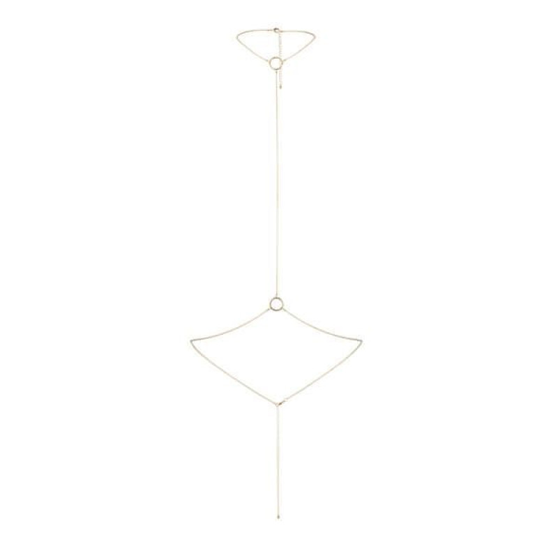 Ланцюжок на шию та пояс Bijoux Indiscrets Magnifique I Body Chain Золотий Ланцюжок на шию та пояс Bijoux Indiscrets Magnifique I Body Chain Золотий