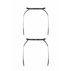 Пояс-стрепы с подвязками для чулок Passion Exclusive MEGGY GARTER BELT black S/M