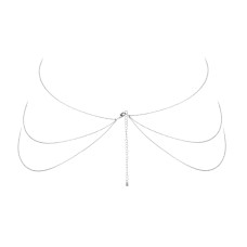 Ланцюжок для тіла Bijoux Indiscrets Magnifique 8 Body Chain Сріблястий