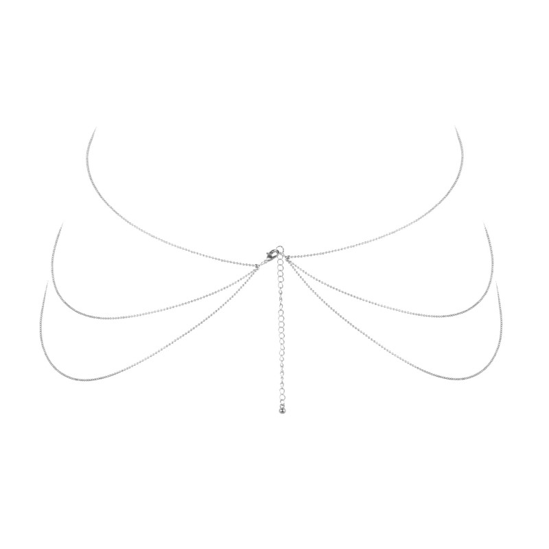 Ланцюжок для тіла Bijoux Indiscrets Magnifique 8 Body Chain Сріблястий Ланцюжок для тіла Bijoux Indiscrets Magnifique 8 Body Chain Сріблястий