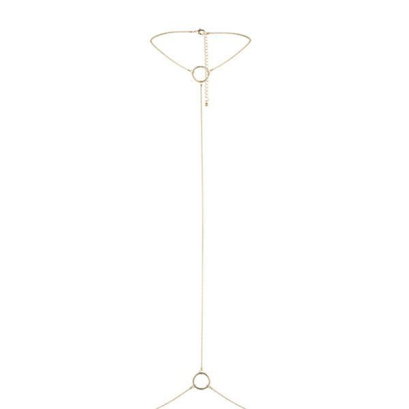 Ланцюжок на шию та пояс Bijoux Indiscrets Magnifique I Body Chain Золотий Ланцюжок на шию та пояс Bijoux Indiscrets Magnifique I Body Chain Золотий