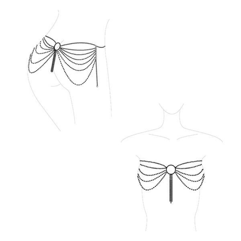 Ланцюжок трусики або ліф Bijoux Indiscrets Magnifique Waist Chain Сріблястий Ланцюжок трусики або ліф Bijoux Indiscrets Magnifique Waist Chain Сріблястий