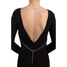 Серебряная цепочка для бюста Bijoux Pour Toi – Elena Silver со стразами