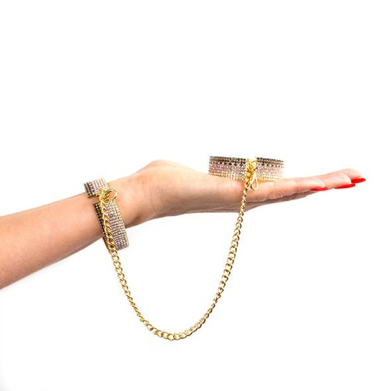 Лакшери наручники-браслеты с кристаллами Rianne S: Diamond Cuffs, подарочная упаковка Лакшери наручники-браслеты с кристаллами Rianne S: Diamond Cuffs, подарочная упаковка