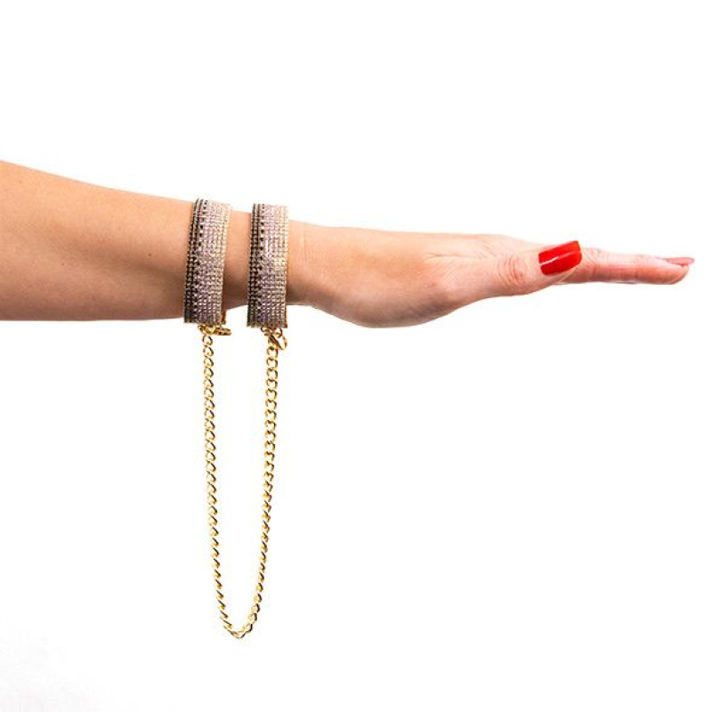 Лакшери наручники-браслеты с кристаллами Rianne S: Diamond Cuffs, подарочная упаковка Лакшери наручники-браслеты с кристаллами Rianne S: Diamond Cuffs, подарочная упаковка
