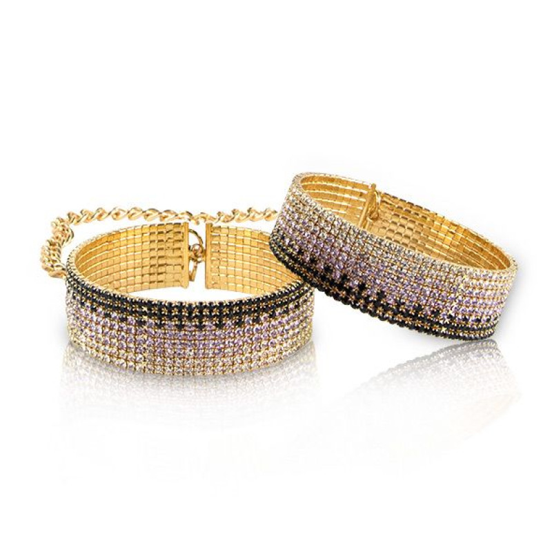 Лакшери наручники-браслеты с кристаллами Rianne S: Diamond Cuffs, подарочная упаковка Лакшери наручники-браслеты с кристаллами Rianne S: Diamond Cuffs, подарочная упаковка