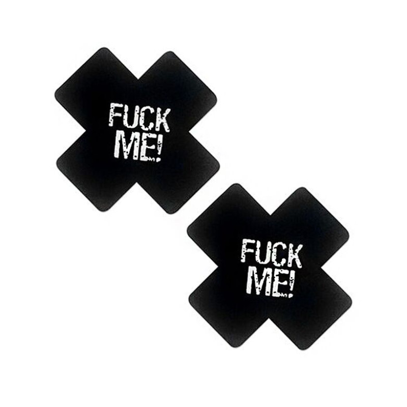 Пестисы на грудь Art of Sex - Fuck me, Черный Пестисы на грудь Art of Sex - Fuck me, Черный