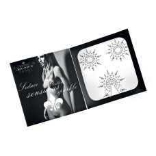 Пэстис из кристаллов Petits Joujoux Gloria set of 3 Серебристые